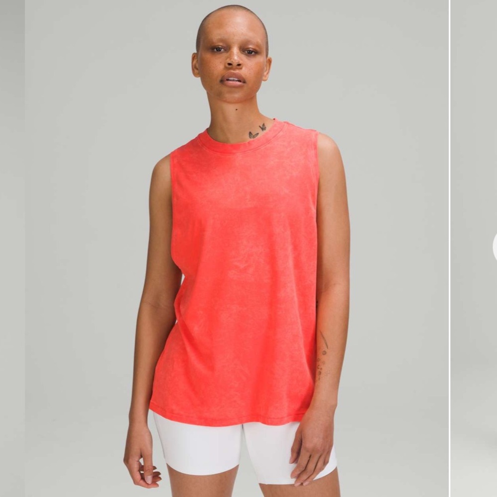Lululemon All Yours Tank Top Cloudy Wash Flare